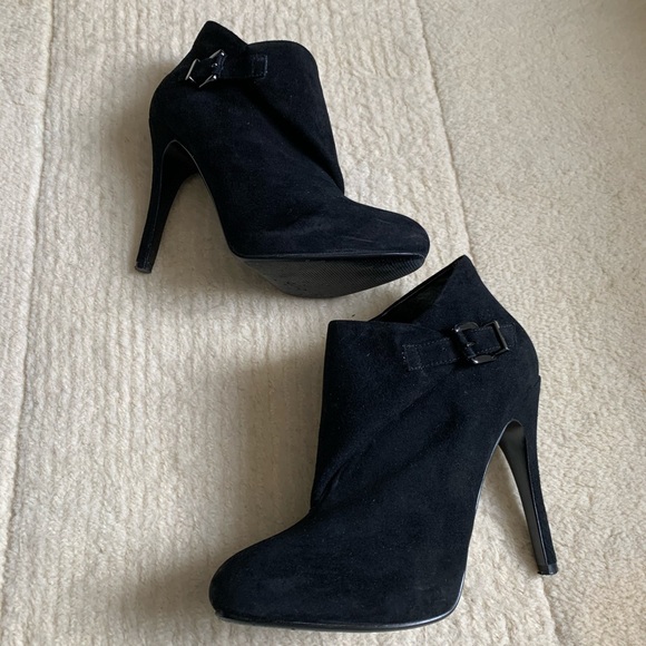 Colin Stuart Suede Ankle Booties Size 7.5 - Picture 4 of 8